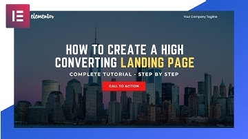 [Complete Tutorial] How to create a high converting opt in landing page with Elementor