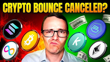 What’s Happening Right Now Could CANCEL The Crypto Bounce!