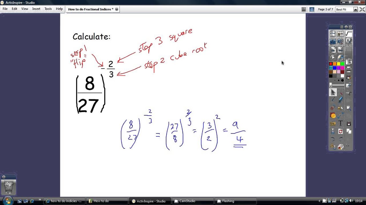 GCSE Maths Revision How To Do Fractional Indices YouTube GCSE Maths Revision How To Do Fractional Indices YouTube