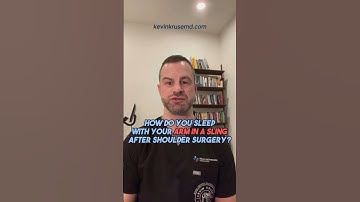 How Do You Sleep With Your Arm In A Sling After Shoulder Surgery #shouldersurgery #shouldersurgeon