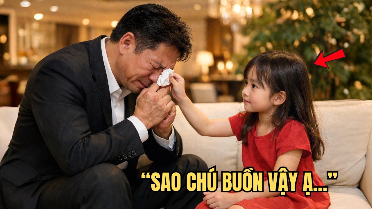 Con gái lao công nghèo lau nước mắt tỷ phú lạnh lùng - 5 phút sau, ông làm điều khiến gai cũng sốc!