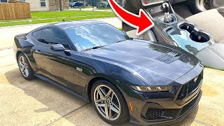 CARBON FIBER!! Base 2024 Mustang GT Gets an Interior TRANSFORMATION!!