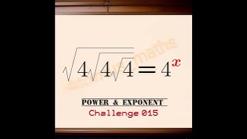 Power & Exponent—Challenge 015 #viralmath #exponentialequations  #mathschallenge #mathsproblems