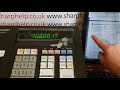 Refund Button and Refund Mode Sharp XE-A107 / XEA107 / XE-A106 / XEA106 / XE-A102 / XEA102