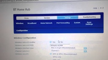 How to change Network Name (SSID) on BTHomeHub Wireless Router