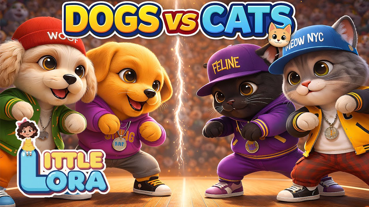Bow Wow Meow Meow 🐶🐱 | Dogs vs Cats Dance Battle | Ultimate Dance Battle Challenge 