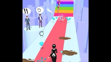 👰 Makeover Run 💄👗 #124 All Levels Gameplay Android,ios #shorts