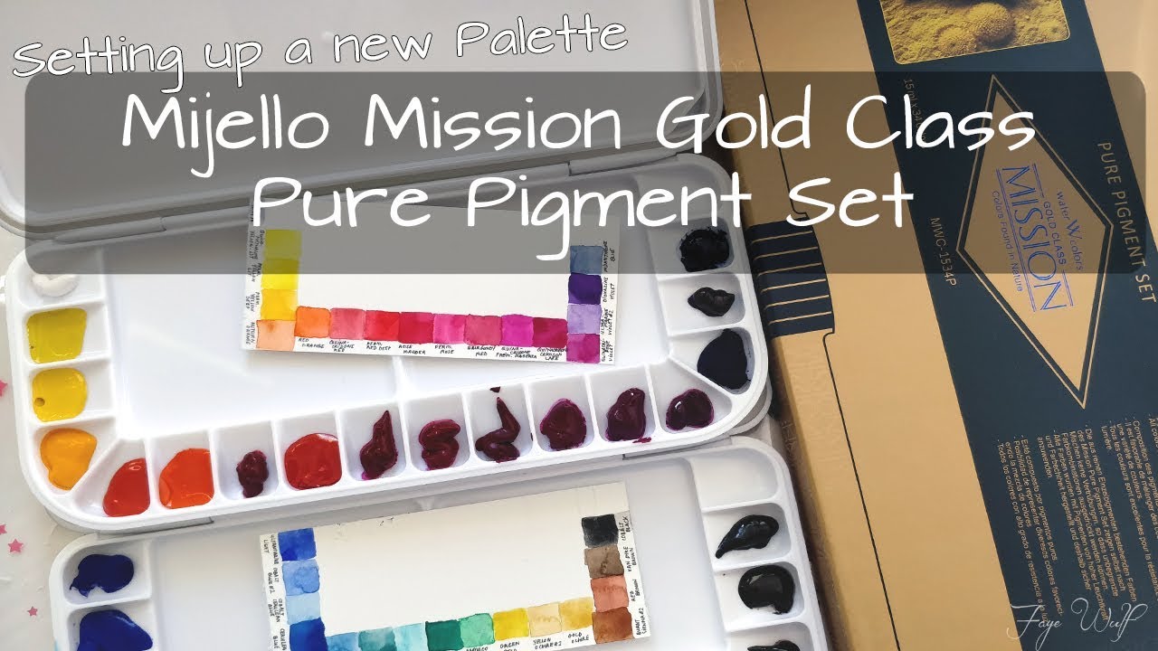 Mijello Mission Gold Watercolor  First Impression/Unboxing 