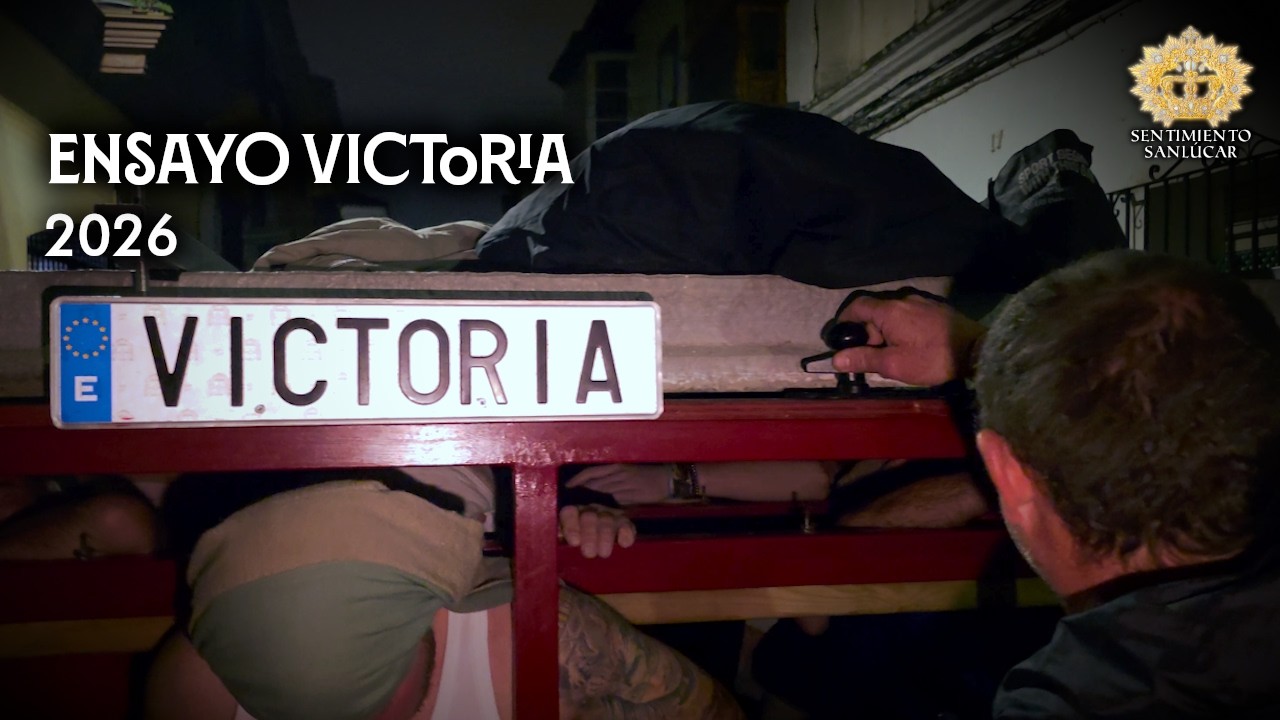 [4K] Ensayo 1° del palio de la Victoria (Hdad. de la Borriquita) - Sanlúcar de Barrameda 2026