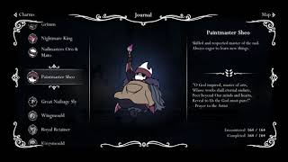 Complete hunter's journal (164/164) - Hollow Knight