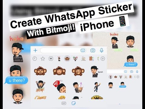 Volg ons As Toestand How to make Bitmoji as Whatsapp Sticker on iPhone!! - YouTube