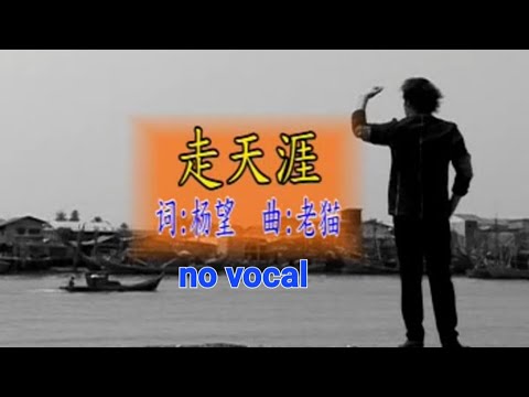 走天涯 Zou Tian Ya 伴奏 karaoke 高鸿 Gao Hong