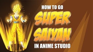 How to create a super Saiyan or summoning spell effect in Anime Studio Pro - MOHO Pro screenshot 4