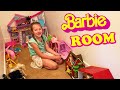 Barbie room  turning a closet into a barbie dollhouse room