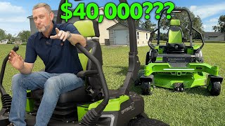 We Tested a $40,000 Electric Zero Turn Mower