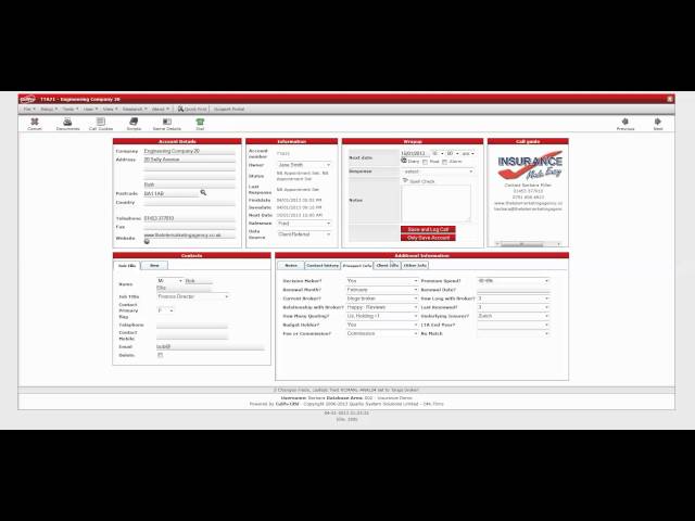 CallPro CRM Demo For Insurance Brokers