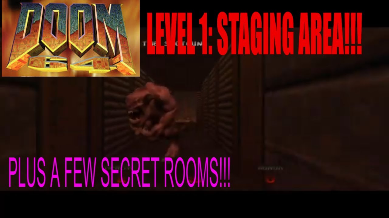 Doom 64 Walkthrough Level 1 Staging Area YouTube doom-64-walkthrough-level-1-staging-area-youtube