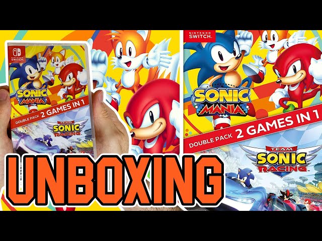 Jogo Sonic Mania + Team Sonic Racing Double Pack para Nintendo Switch