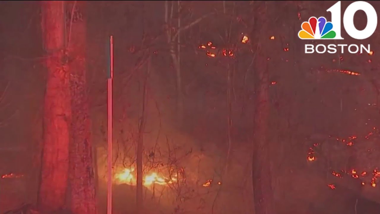Multiple brush fires still burning with rain on the way - YouTube
