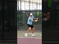 You won't believe its standard speed is already incredible #tennisdrills #tennistraining
