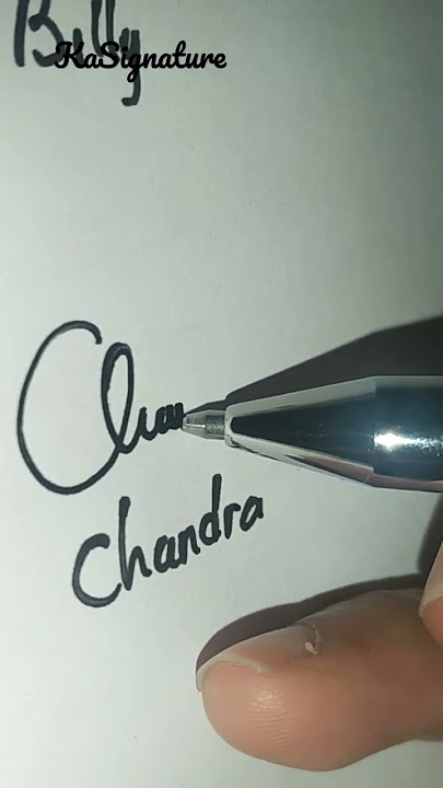 Tanda Tangan Chandra Request Signature #signature