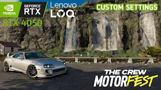 The Crew Motorfest RTX 4050 Laptop Performance Test | Lenovo LOQ 15IRX9