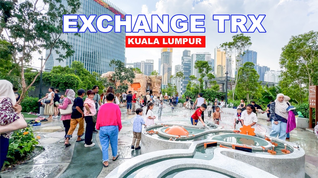 🛍️ 4k HDR - Best Shopping Mall in Kuala Lumpur | The Exchange TRX Mall and Food Court Tour🇲🇾🍭