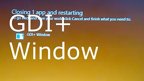 GDI+ Window in Windows 10 - GDI Plus - Graphics Device Interface
