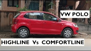 Volkswagen Polo Highline Vs Polo Comfortline