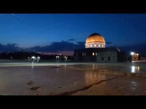 شروق الشمس من المسجد الأقصى