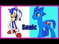 Sonic Boon As My Little Pony | Sonic Characters As Mermaid