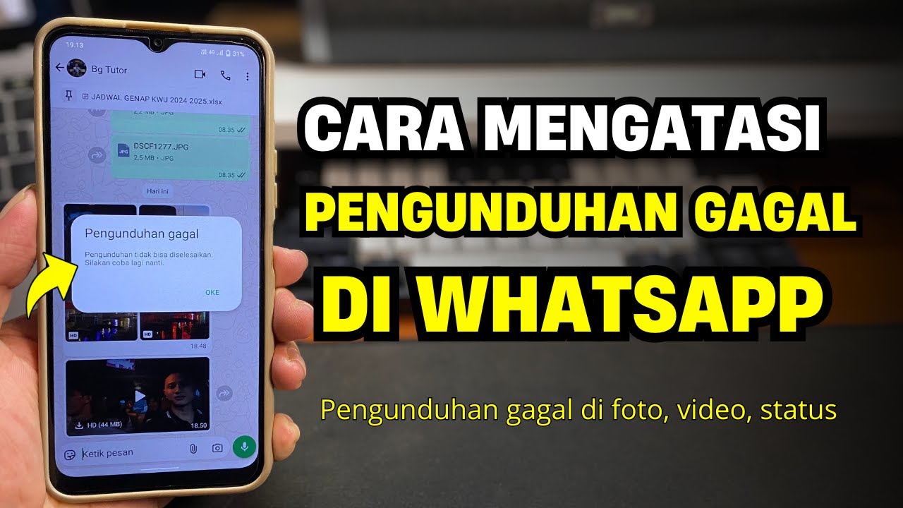 Cara Mengatasi Pengunduhan Gagal di WhatsApp Terbaru YouTube
