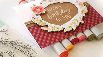 Neat and Tangled White Line Coloring Tutorial using Copic Markers