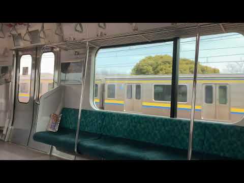 【三菱IGBT】E231系500番台走行音+車窓 西千葉〜稲毛(2022.3)