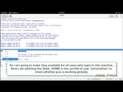 Zulu OpenJDK 8 Installation on Suse Linux Enterprise Desktop 15 and set JAVA_HOME to all users