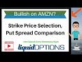 Strike Price Selection: Amazon Stock (2018)