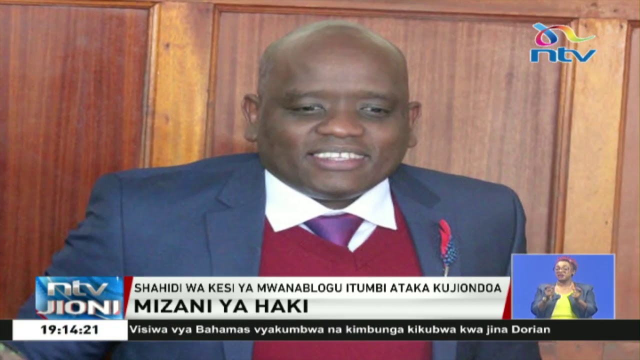 dennis itumbi cv Shahidi katika kesi dhidi ya Dennis Itumbi ataka kujiondoa