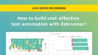 Live demo How to build cost effective test automation with Zebrunner