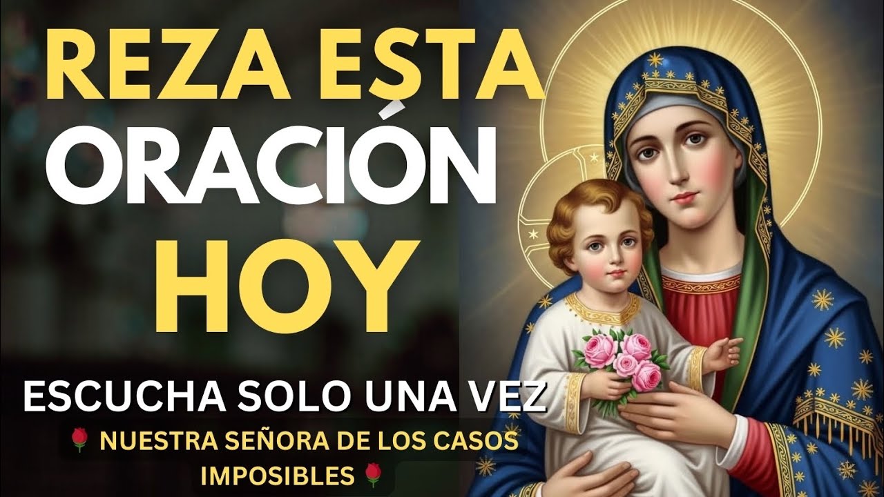 ORACIÓN DE 5 MINUTOS POR UN MILAGRO A LA VIRGEN MARÍA, DESATADORA DE NUDOS, PARA  DE LA FAMILIA