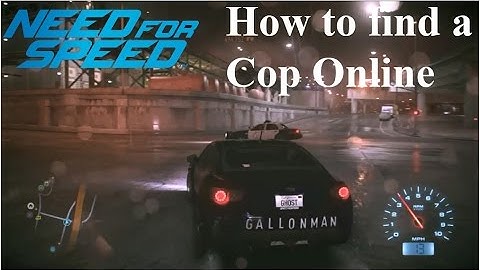 Need For Speed 2015 | How To Find a Cop In Online Guide | Police Chase Gameplay