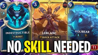 This EASY DECK Carried Me In Ranked! HEALTH BUFFS WITH LEBLANC - Legends of Runeterra