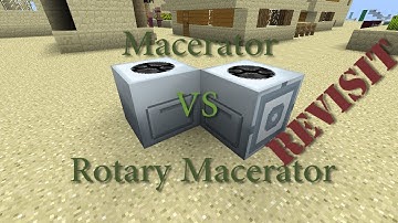 Chronno Tests - Macerator vs Rotary Macerator Revisit