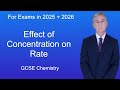 GCSE Chemistry Revision "Effect of Concentration on Rate"