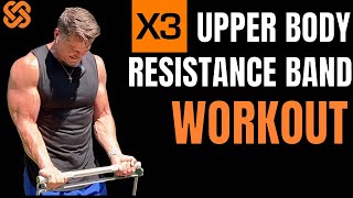 X3 Bar Upper Body Resistance Band Workout