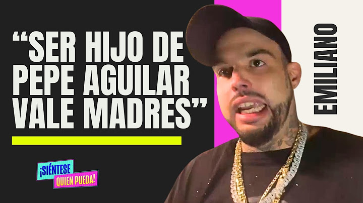 “Ser hijo de Pepe Aguilar vale madres” | Emiliano Vuelve a Arremeter