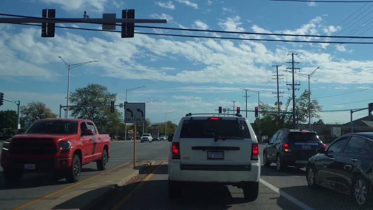 Schaumburg, IL Relaxing Drive "No Talking, No Song" 4K POV ASMR