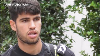 Carlos ALCARAZ with fans @ Paris 3 june 2024 during Roland Garros Tennis French Open