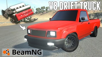 Building the V8 DRIFT TRUCK! - BeamNG & Automation (Craziest Car Simulator EVER)