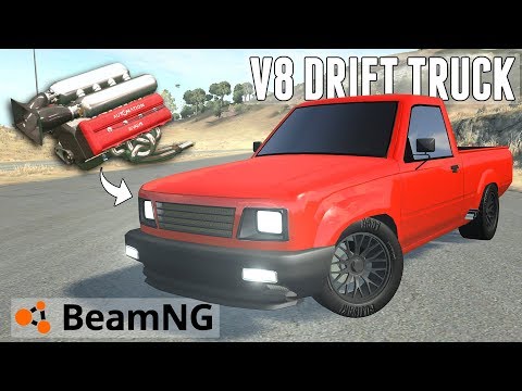 Building the V8 DRIFT TRUCK! - BeamNG & Automation (Craziest Car Simulator EVER)