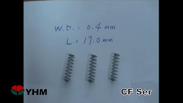 CNC Spring Machine CF Series- 0.4mm compression spring - YHM